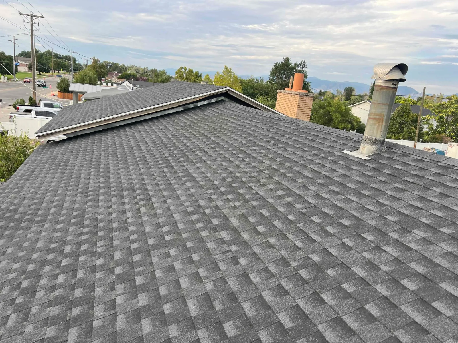 Asphalt shingle roof replacement — clean professional finish